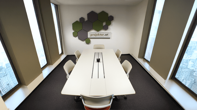 projektor.at Meetingraum im Showroom