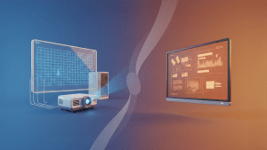 Die Vor- und Nachteile von Beamer und Display