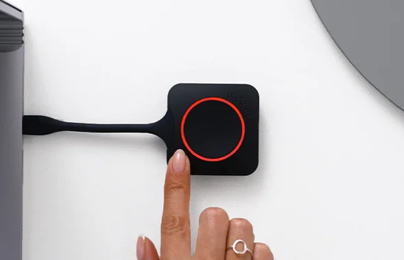 Barco Clickshare bei projektor.at, kabellose Bildschirmübertragung für Meetings