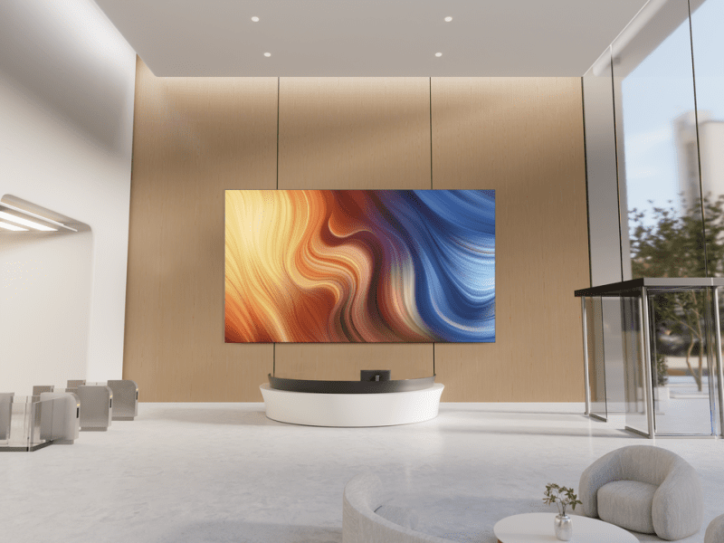 LED WALL in Wien Business Rezeption