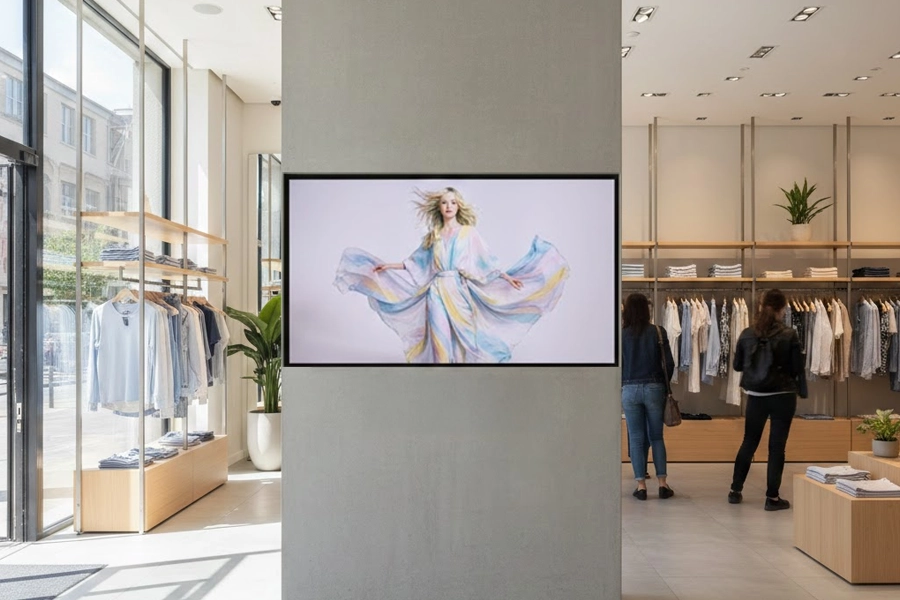 LCD Signage Display in Geschäft