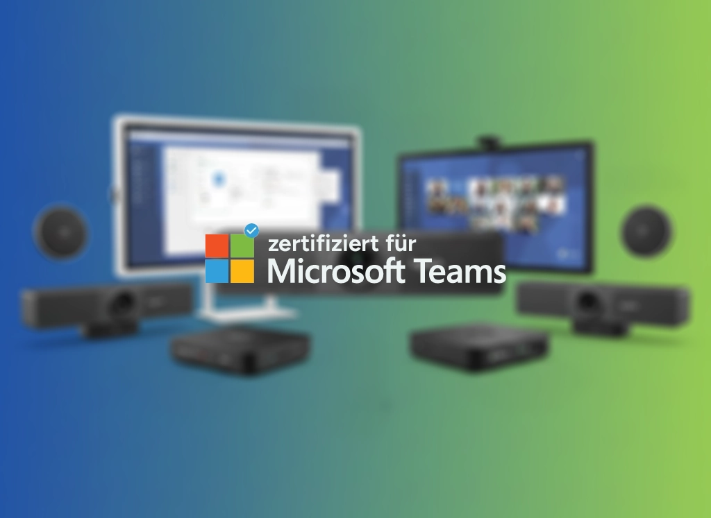 Meetingraum Geräte mit Microsoft Teams Zertifizierung