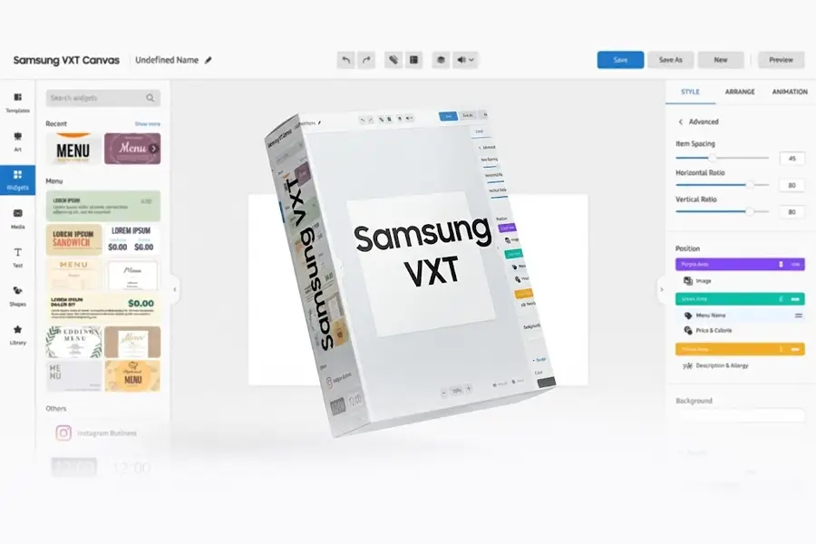 Samsung VXT Signage CMS Signage Programm kaufen