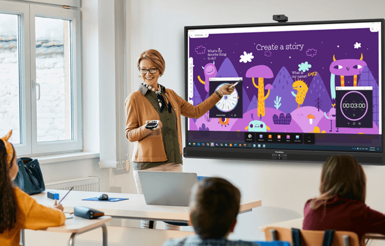 Promethean Activ Panel interaktives Smartboard in Schule