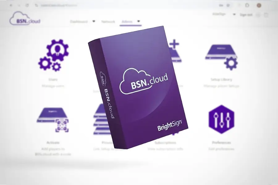 BrightSign BSN cloud Digital Signage Software