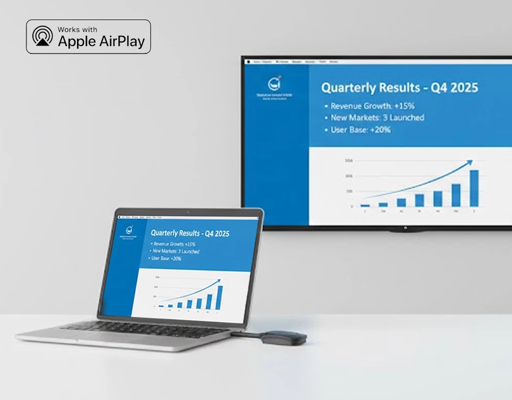 Barco ClickShare mit Apple AirPlay