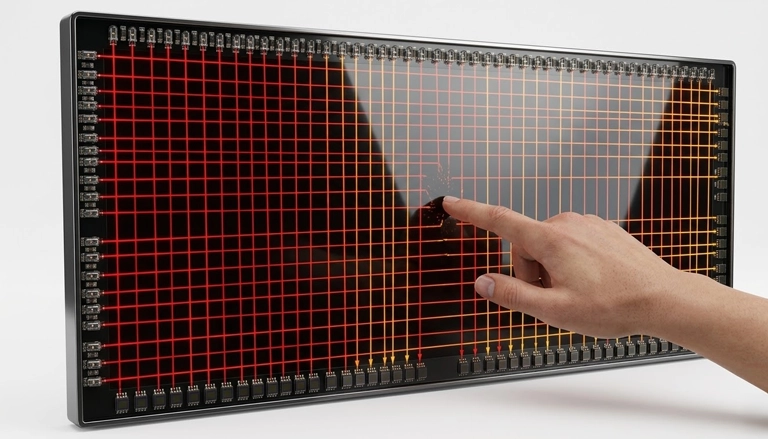 Wie funktioniert ein Infrarot IR Touchscreen